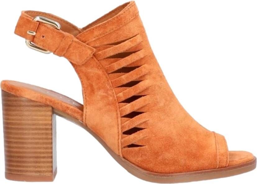 Alpe High Heel Sandals Bruin Dames