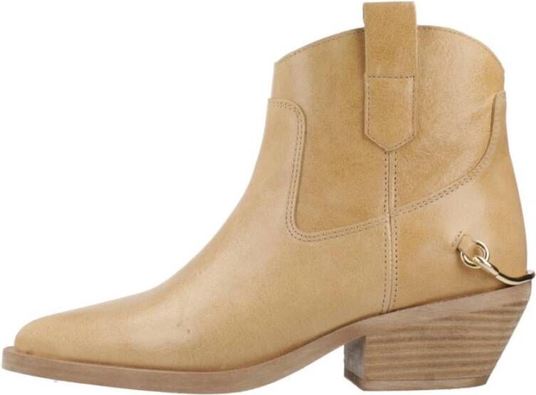 Alpe Kameel Leren Cowboy Laarzen