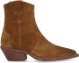 Alpe Leren Enkellaarzen Bruin Holly Model Brown Dames - Thumbnail 4