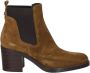 Alpe Dames Casual Kameel Suède Laars Brown Dames - Thumbnail 1