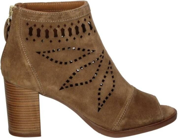 Alpe Casual Camel Suède Dameslaars Brown Dames