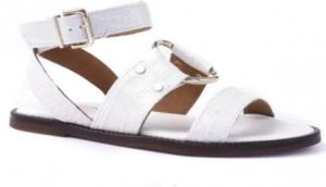 Alpe Platte sandalen Wit Dames