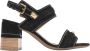 Alpe Casual Zwarte Suède Dames Sandalen Black Dames - Thumbnail 5