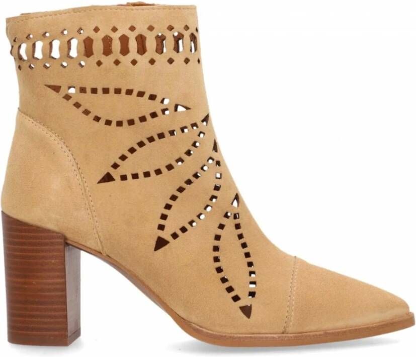 Alpe Senses Enkellaarzen Brown Dames