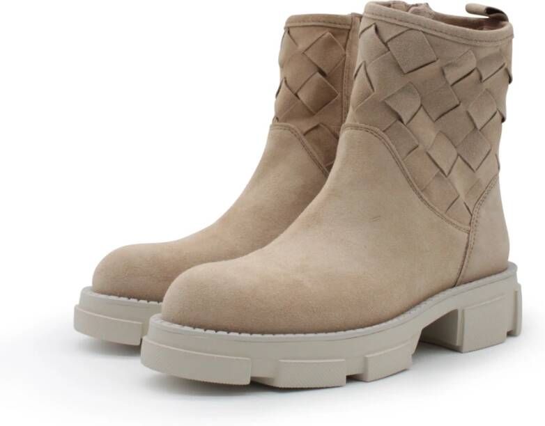 Alpe Arena Leren Dameslaars Beige Dames