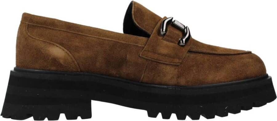 Alpe Stijlvolle dames loafers Brown Dames