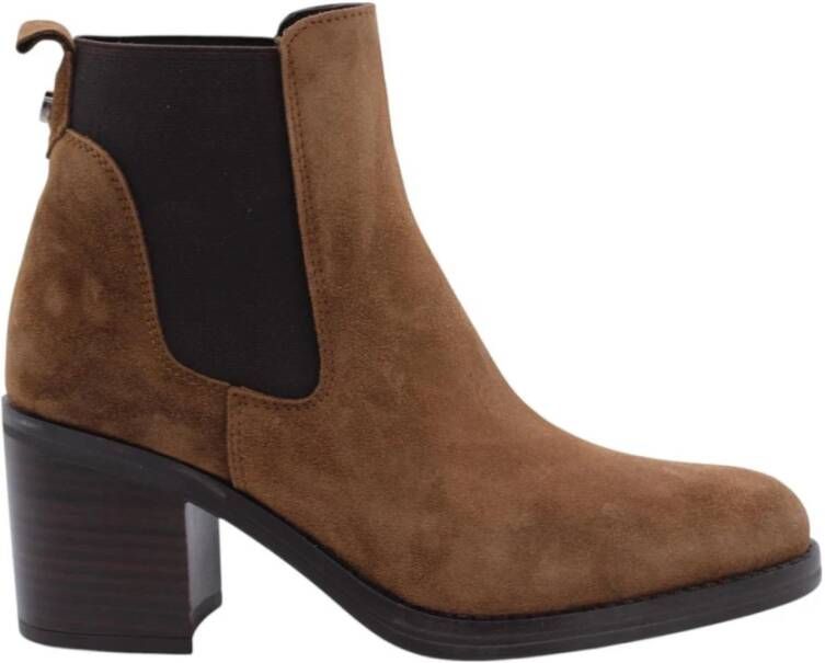 Alpe Bruine Camden leren enkellaarsjes - Foto 4