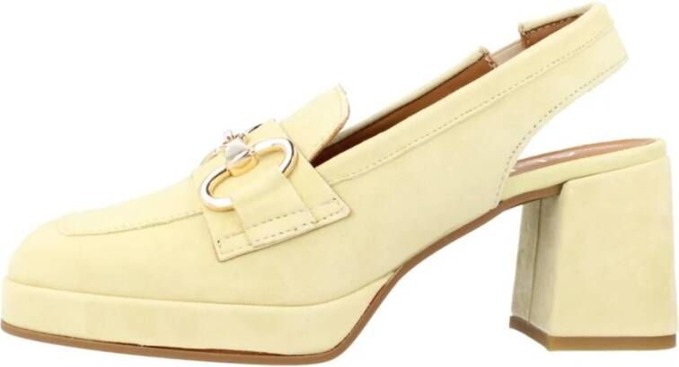 Alpe Stijlvolle Vogue Loafers Yellow Dames