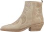 Alpe Western Style Cowboy Boots Beige Dames - Thumbnail 2