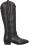 Alpe Zwarte Casual Leren Dameslaars Black Dames - Thumbnail 1