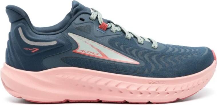 Altra Gebreide Bovenkant Hardloopschoenen Blue Dames