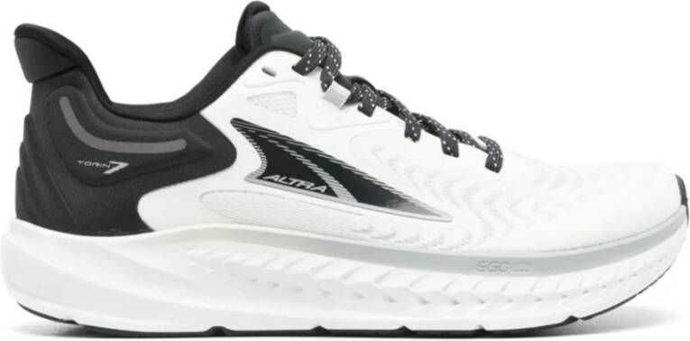 Altra Witte Mesh Sneakers Golvend Ontwerp White Dames