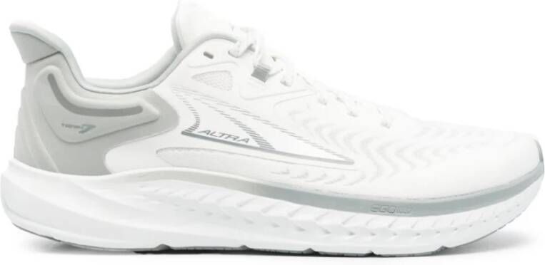 Altra Witte Sneakers met Golvend Patroon Detail White Heren