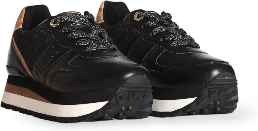 Alviero Martini 1a Classe Zwarte Geo Beige Synthetische Sneakers Black Dames - Foto 3