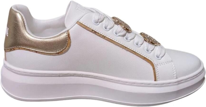 Alviero Martini 1a Classe Gladde leren sneakers met Geo Classic banden