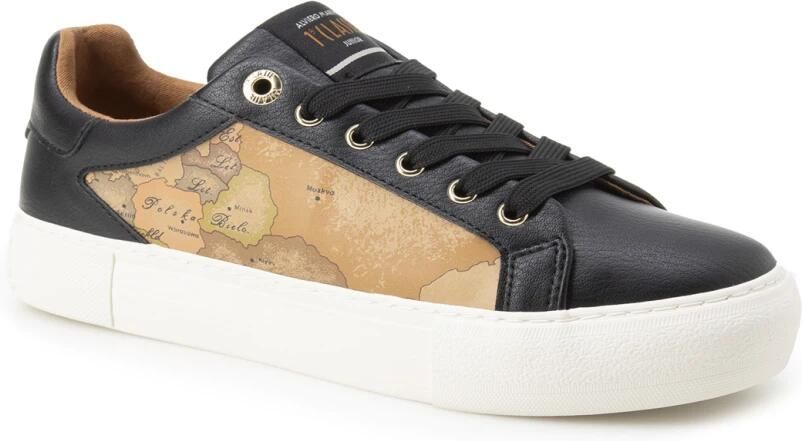 Alviero Martini 1a Classe Platte schoenen met pinafore metaal Black Dames - Foto 2