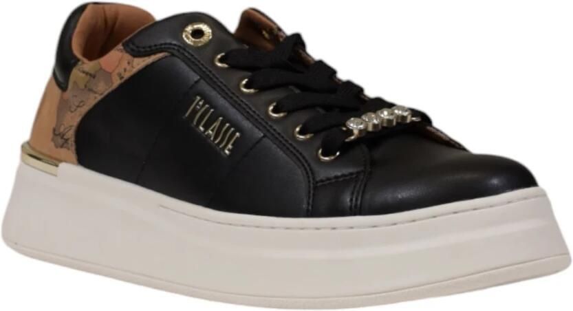 Alviero Martini 1a Classe Moderne Polyurethaan Sneaker Dames Collectie Black - Foto 2