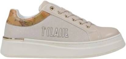 Alviero Martini 1a Classe Beige Polyester Sneaker