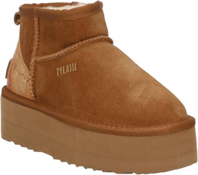 Alviero Martini 1a Classe Dames Leren Schoenen Herfst Winter Collectie Brown Dames