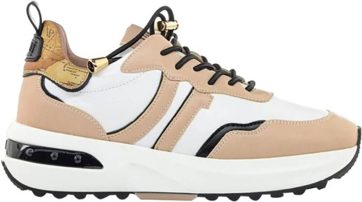 Alviero Martini 1a Classe Nude Sneakers voor Dames Beige Dames