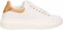 Alviero Martini 1a Classe Witte Leren Casual Sneakers met Geo Classic Print White Dames - Thumbnail 2