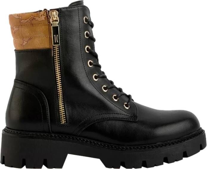 Alviero Martini 1a Classe Zwarte polyethyleen laars Dames herfst winter collectie Black Dames