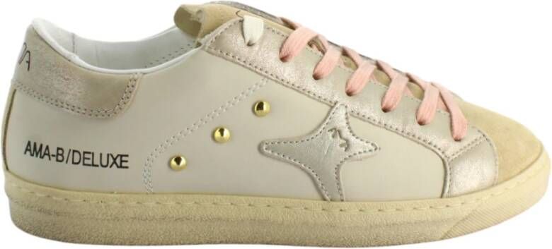 Ama Brand Beige Sneaker Model 4011