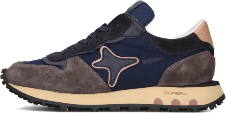 AMA BRAND DELUXE Lage Sneakers Heren S.run Men Maat: 41 Materiaal: Suède Kleur: Blauw - Foto 1