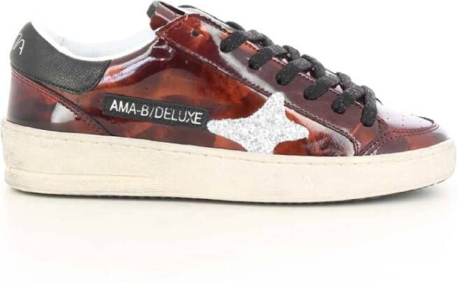 Ama Brand Bordeaux Damesschoenen Stijlvol Model