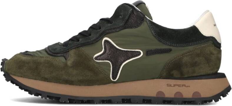 AMA BRAND DELUXE Lage Sneakers Heren S.run Men Maat: 43 Materiaal: Suède Kleur: Groen - Foto 1