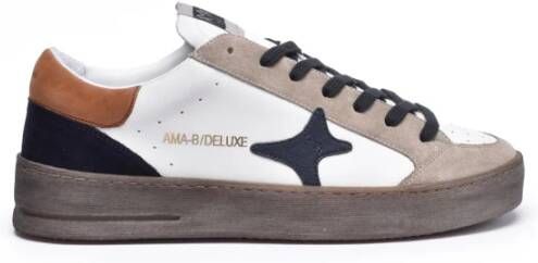 Ama Brand Klassieke Sneakers van Echt Leer