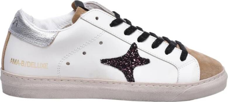 Ama Brand Klassieke Sneakers van Echt Leer