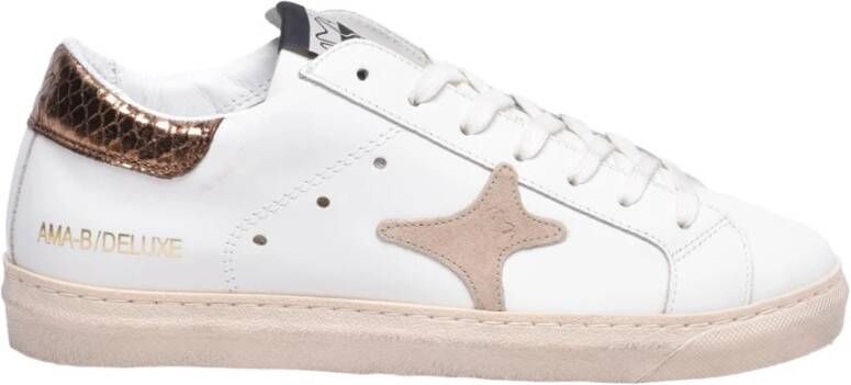 Ama Brand Klassieke Sneakers van Echt Leer