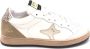 Ama Brand Retro Witte Leren Sneakers Sun - Thumbnail 1