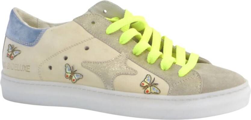 Alexander Smith Wit Goud Lancaster Gate Sneakers Multicolor Dames