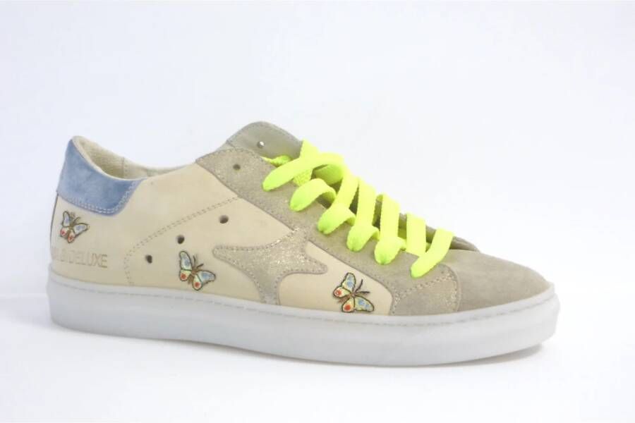 Alexander Smith Wit Goud Lancaster Gate Sneakers Multicolor Dames