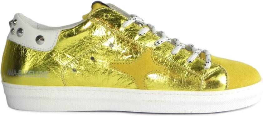 Ama Brand Sneakers Yellow Dames