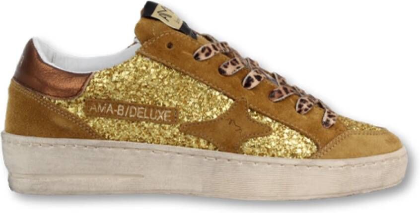 Ama Brand Stijlvolle Sneakers voor Mannen en Vrouwen Brown Dames