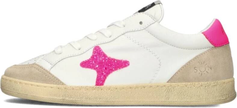 AMA BRAND DELUXE Lage Sneakers Dames Sun Maat: 38 Materiaal: Leer Kleur: Roze