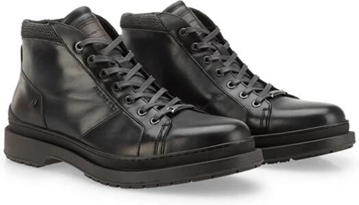 Ambitious Casual Leren Laarzen Grijs Combi