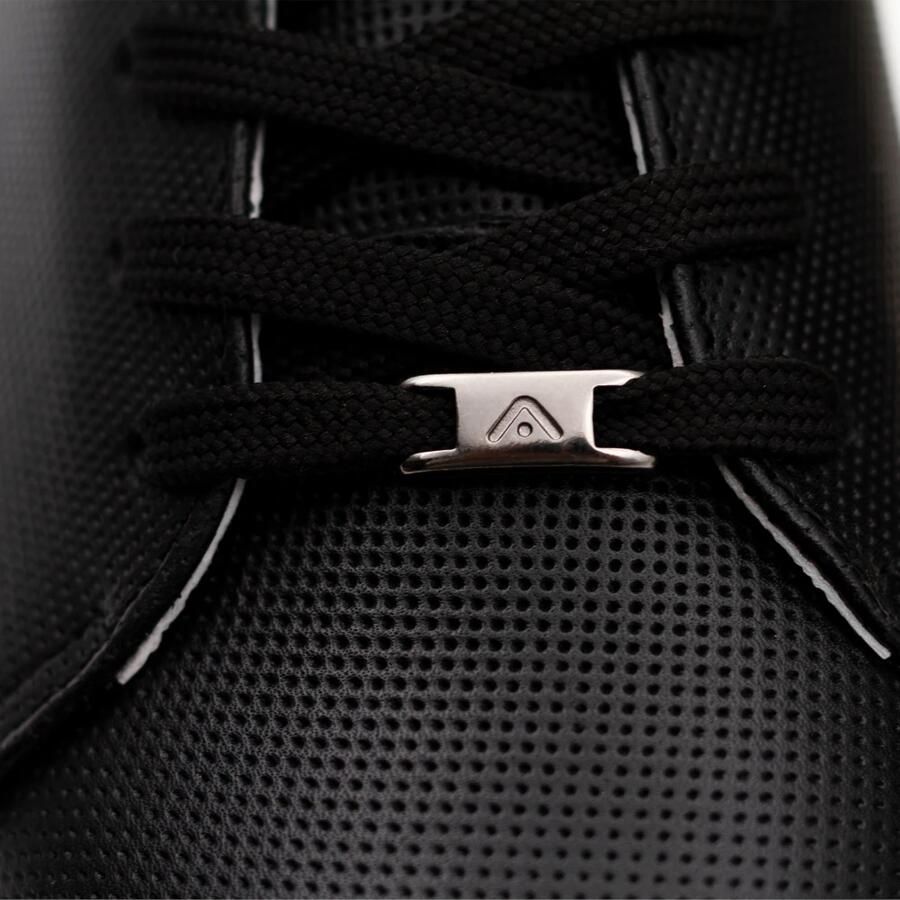 Ambitious Zwarte geperforeerde leren sneakers voor heren Zwart Heren - Foto 2