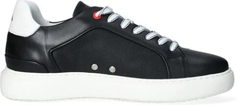 Ambitious Leren sneakers met contrastpaneel