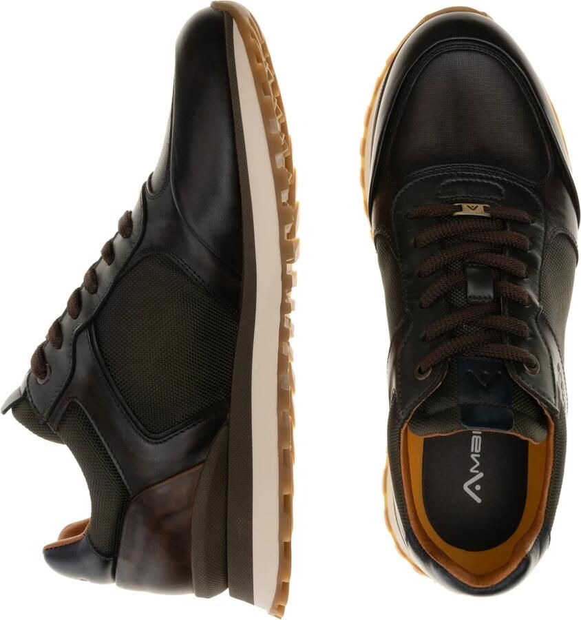 AMBITIOUS Heren Sneakers Park Tdm kaki Donker Groen - Foto 3