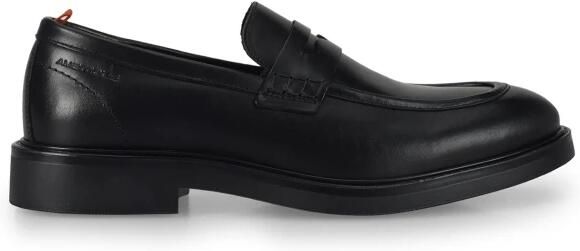 Ambitious Heren Leren Mocassin Zwart Black Heren