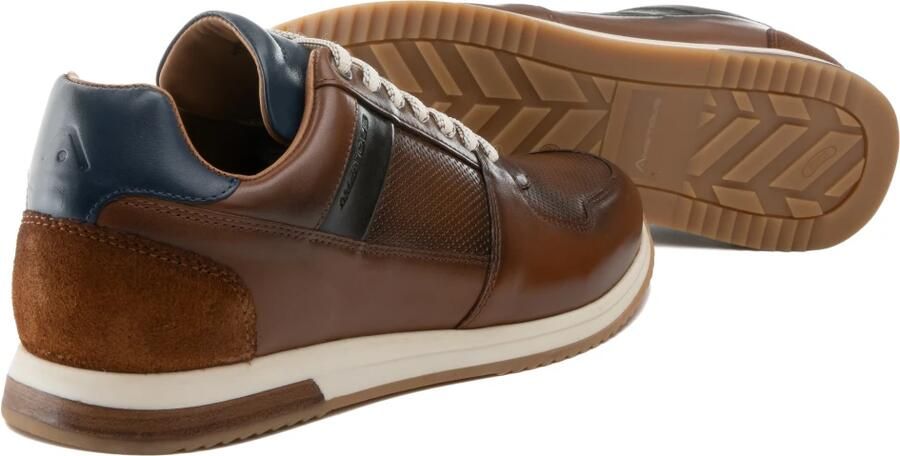 AMBITIOUS Slow Sneakers Leren Sneaker Heren Bruin - Foto 2