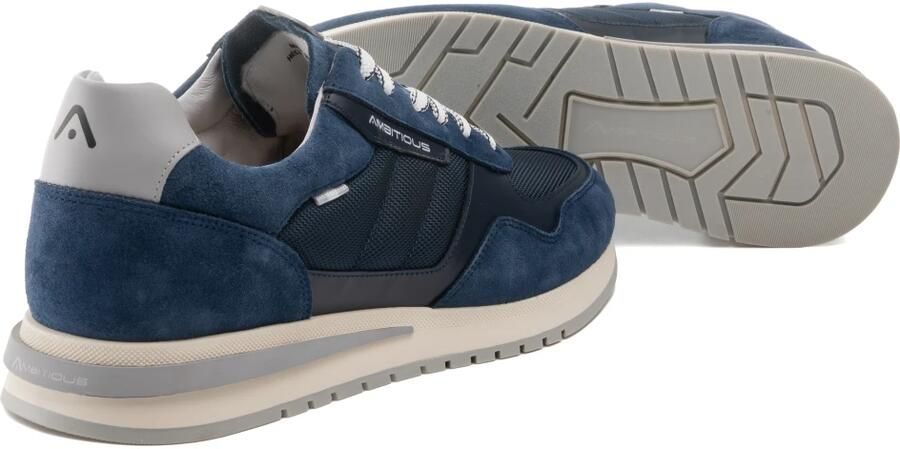 Ambitious Temple Sneakers blauw Suede - Foto 2