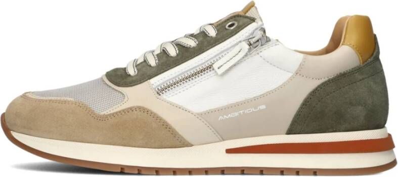 Ambitious Beige Lage Sneakers voor Heren