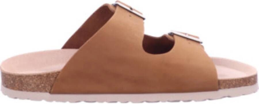 Ambitious Bruine damesslide sandalen