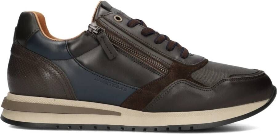 Ambitious Casual-Sportieve Sneakers met Metalen Rits Black Heren - Foto 5