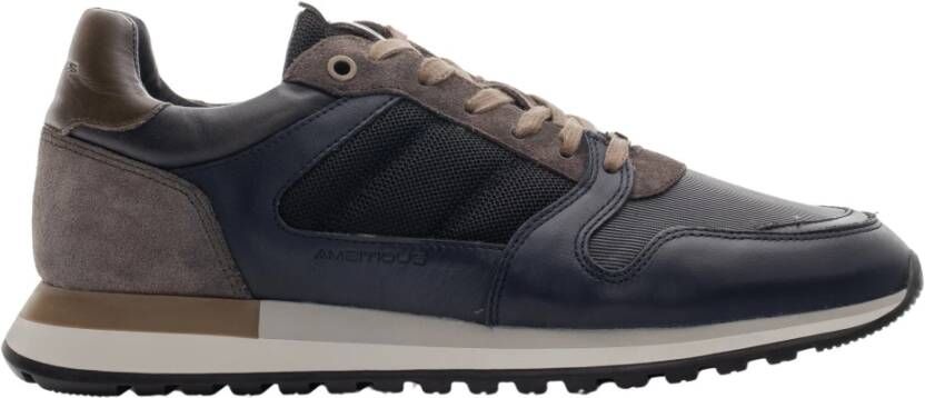AMBITIOUS Heren Sneakers Ambitio am Navy-black Blauw - Foto 5